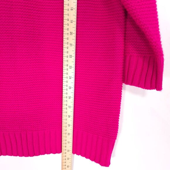 Anthropologie Callahan Size XS Cable Knit Sweater Dress Hot Pink Mini Colorful - Picture 6 of 11
